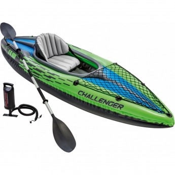 Байдарка INTEX CHALLENGER K1 68305 (до 100кг) весла, насос 274х76х38см