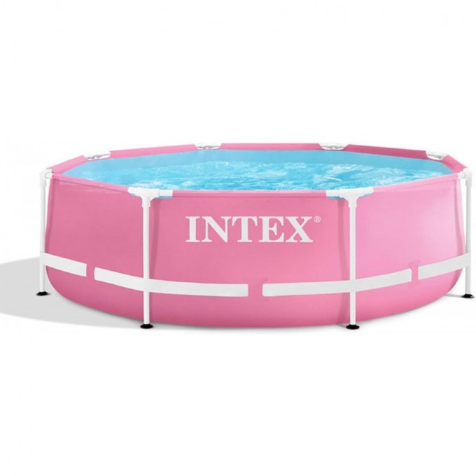 Каркасный бассейн INTEX PINK METAL FRAME 244х76 см, 2843 л 28290 Каркасный бассейн INTEX PINK METAL FRAME 244х76 см, 2843 л 28290