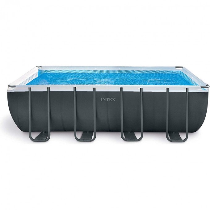 Каркасный бассейн INTEX ULTRA FRAME 549х274х132см, фильтр-насос, лестница, тент, подстилка 26356