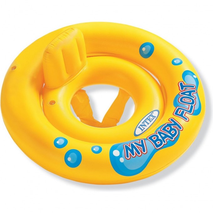 Круг для плавания с сиденьем INTEX MY BABY FLOAT , d=67см, 1+ 59574 Круг для плавания с сиденьем INTEX MY BABY FLOAT , d=67см, 1+ 59574