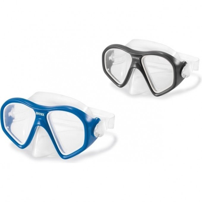 Маска для плавания INTEX REEF RIDER , от 14 лет черный 55977 Маска для плавания INTEX REEF RIDER , от 14 лет черный 55977