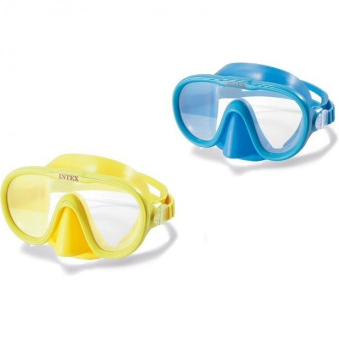 Маска для плавания INTEX SEA SCAN SWIM , от 8 лет, желтый 55916 Маска для плавания INTEX SEA SCAN SWIM , от 8 лет, желтый 55916