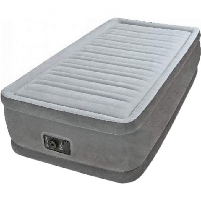 Надувная кровать INTEX COMFORT-PLUSH 99х191х46см, встроенный насос 220V 64412