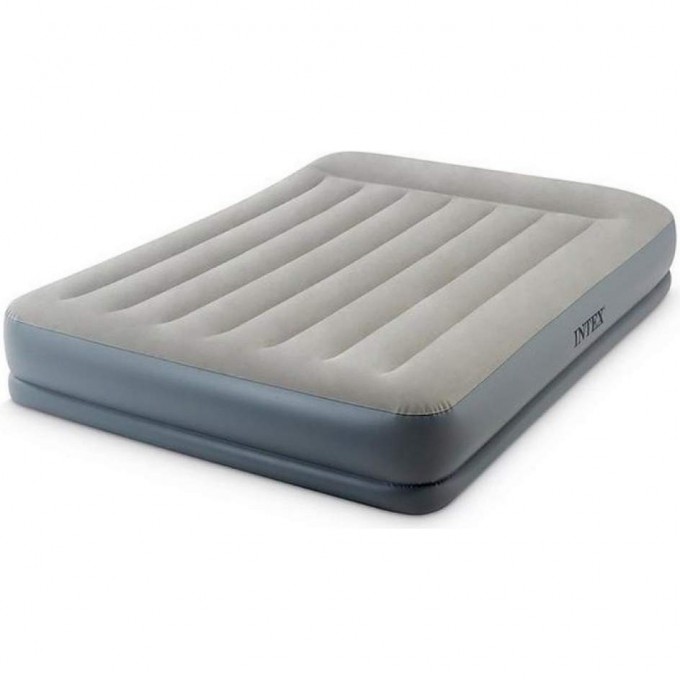 Надувная кровать INTEX MID-RICE AIRBED 152х203х30см, встроенный насос 220V 64118 Надувная кровать INTEX MID-RICE AIRBED 152х203х30см, встроенный насос 220V 64118