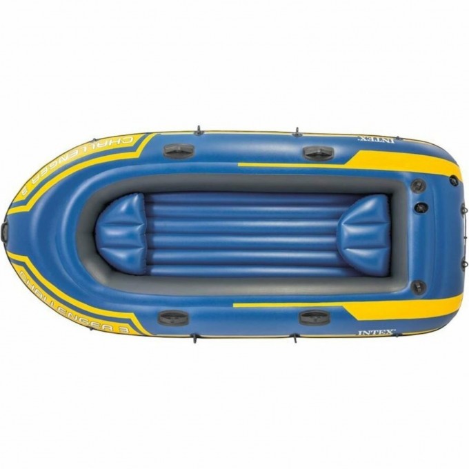 Надувная лодка INTEX CHALLENEGER 3 SET (до 300кг) 295х137х43см + весла/насос, 2 подушки 68370 Надувная лодка INTEX CHALLENEGER 3 SET (до 300кг) 295х137х43см + весла/насос, 2 подушки 68370