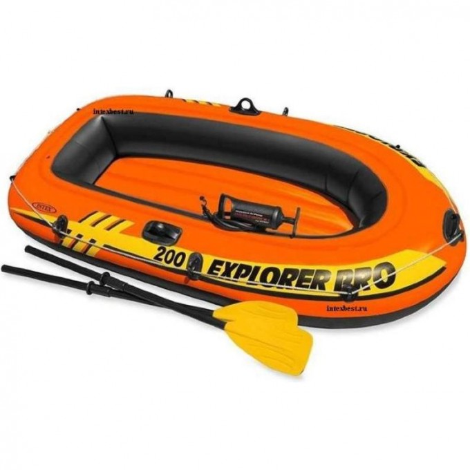 Надувная лодка INTEX EXPLORER PRO 200 , 2 местная, вёсла, насос, от 6 лет, до 120 кг 58357 Надувная лодка INTEX EXPLORER PRO 200 , 2 местная, вёсла, насос, от 6 лет, до 120 кг 58357