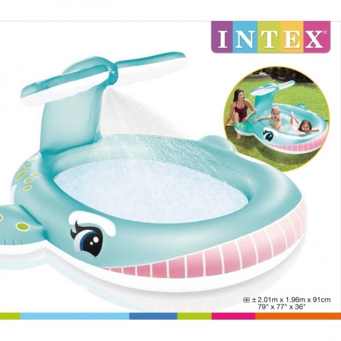 Надувной бассейн INTEX «КИТ» 201х196х91 см 57440 Надувной бассейн INTEX «КИТ» 201х196х91 см 57440