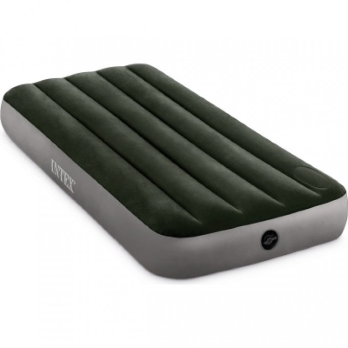 Надувной матрас INTEX DOWNY AIRBED , 99х191х25см, со встроенным ножным насосом 64761 Надувной матрас INTEX DOWNY AIRBED , 99х191х25см, со встроенным ножным насосом 64761