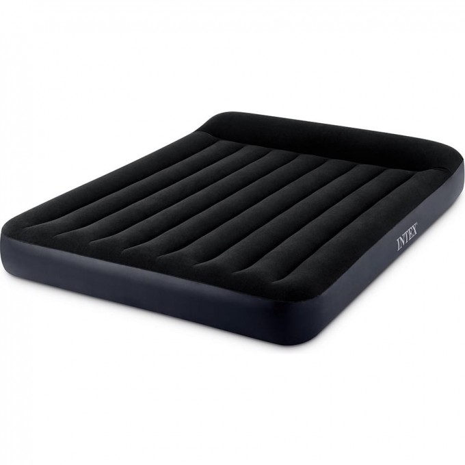 Надувной матрас INTEX PILLOW REST CLASSIC FIBER-TECH , 137 х 191 х 25 см, c встроенным насосом 64148
