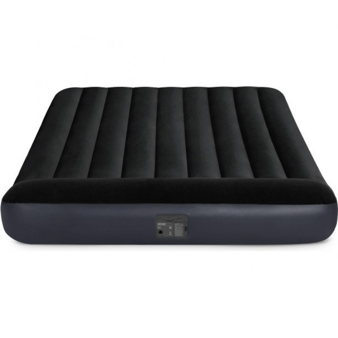 Надувной матрас INTEX PILLOW REST CLASSIC FIBER-TECH , 152 х 203 х 25 см, c встроенным насосом 64150