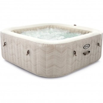 СПА-бассейн INTEX "CHEVRON DELUXE" 28472 196х71см 1098л, квадратный, аэромассаж